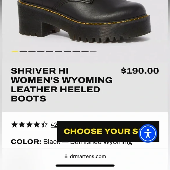 NWOT Women’s dr martens size 7 - Picture 7 of 7